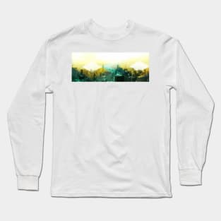 Artsy NYC Skyline Long Sleeve T-Shirt